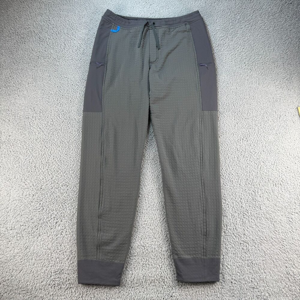 Patagonia TechFace R2 Pants Mens Large Forge Grey Breathable Stretch Shark Logo